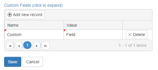 Custom Fields