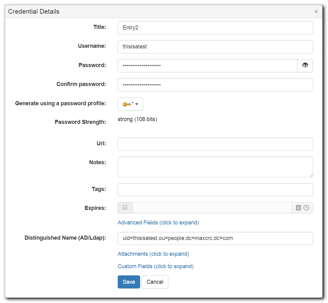 Auto Changer Credentials