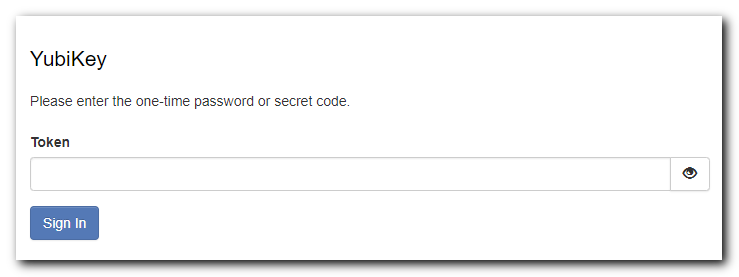 YubiKey Token Entry pic