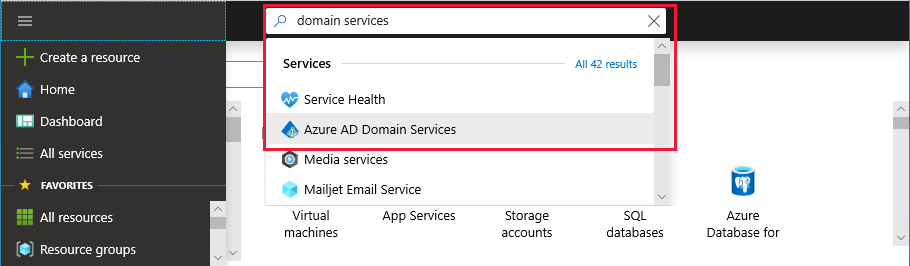 search for domain services