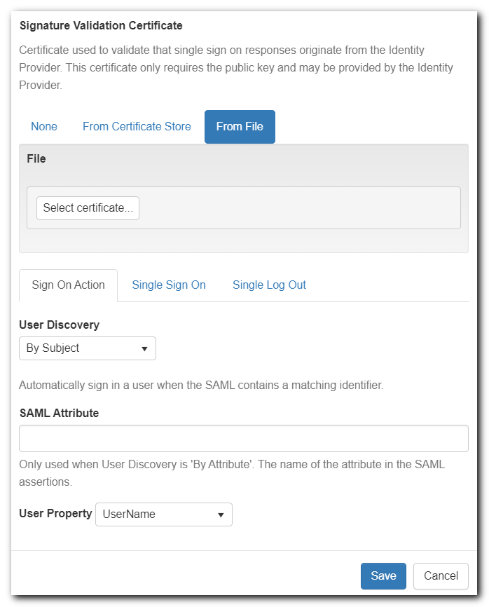 SAML Partner Configuration Part 2